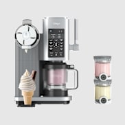 Ninja CREAMi Scoop & Swirl 13-in-1 Soft Serve & Ice Cream Maker NC701UK