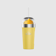 Ninja Slushi Insulated Bubble Cup, Beachball Yellow