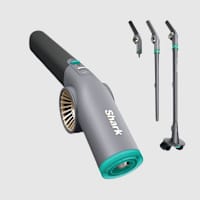 Shark BlastBoss All-in-One Air Blasting System with BlastBroom - Charcoal