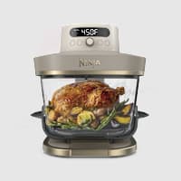 Ninja Crispi Pro 6-in-1 Glass Air Fryer in Stone and Gold