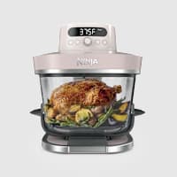 Ninja Crispi&reg; Pro 6-in-1 Countertop Glass Air Fryer, Rose Quartz