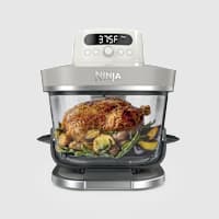 Ninja Crispi&reg; Pro 6-in-1 Countertop Glass Air Fryer, Bone