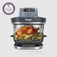 Ninja Crispi&reg; Pro 6-in-1 Glass Countertop Air Fryer, Cyberspace
