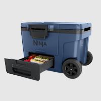 Ninja FrostVault&trade; 45qt Wheeled Cooler with Dry Zone (Lakeshore Blue)