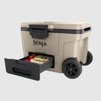 Ninja FrostVault&trade; 45qt Wheeled Cooler with Dry Zone (Birch Beige)