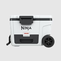 Ninja FrostVault 45QT/42L Wheeled Cooler with Dry Zone, Cloud White FB245UKWH