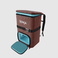 Ninja Outdoor FrostVault&trade; Go 36-Can Backpack Soft Cooler with Cold Dry Zone, Canyon Red