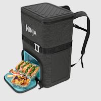 Glacière souple extérieure Ninja FrostVault™ Go, 36 canettes, avec zone froide sèche, gris charbon