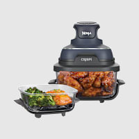 Ninja CRISPi 4-in-1 Portable Glass Air Fryer - Cyber Space FN101UKGY
