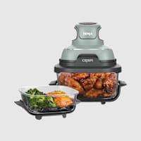 Ninja CRISPi 4-in-1 Portable Glass Air Fryer - Sage FN101UKSG