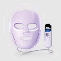 Shark&trade; CryoGlow&trade; Mascara facial con luz iQLED roja, azul e infrarroja y enfriamiento para el &aacute;rea debajo de los ojos (Lila)