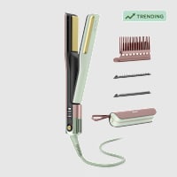 Shark SilkiPro&trade; Hair Straightener and Dryer in Strawberry Matcha