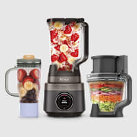 Ninja CrushBoss&trade; Sistema de Cocina 3 en 1: Licuadora, Vaso Port&aacute;til y Procesador