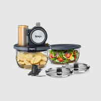 Ninja PREPi&trade; 5-in-1 Prep System: Chop, Slice, Crinkle, Shred, Puree in Blue