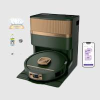 Shark PowerDetect Luxe UV Reveal 2-in-1 Vac & Mop Robot Vacuum &ndash; Evergreen