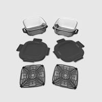 2 Pack, Ninja&reg; 6-Cup CleanCrisp&trade; Glass Containers