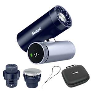 Ventilatore portatile Shark ChillPill 3-in-1 con custodia da viaggio &ndash; Blu notte