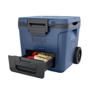 Glaci&egrave;re sur roulettes 30 pte (34 l) FrostVault&trade; de Ninja avec zone s&egrave;che