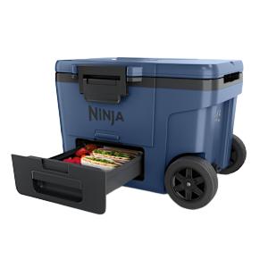 Ninja FrostVault&trade; 45qt Wheeled Cooler with Dry Zone (Lakeshore Blue)