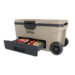 Ninja FrostVault&trade; 65qt Wheeled Cooler with Dry Zone (Birch Beige)