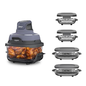 Ninja Crispi 6-Cup Lavender Glass Air Fryer 5-Pack Bundle
