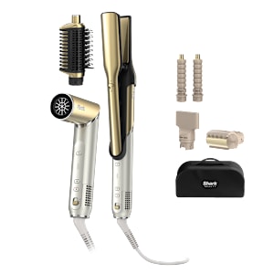 Styler e Asciugacapelli Shark Glam per capelli lisci (5 accessori)