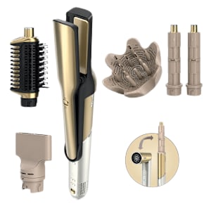 Shark&reg; Glam&trade; Sistema de Peinado y Secado con Cer&aacute;mica y Aire Potente con Difusor, Gold