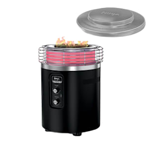 Ninja Fireside360&trade; Outdoor Heater & Fire Pit and Ceramic Rock Cover Bundle