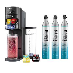 Ninja Thirsti&trade; Sparkling & Still Drink System CO2 Bundle