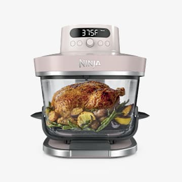 Ninja Crispi&reg; Pro 6-in-1 Countertop Glass Air Fryer, Rose Quartz