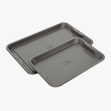 Ninja NeverStick&trade; Premium 2-Piece Baking Sheet Set