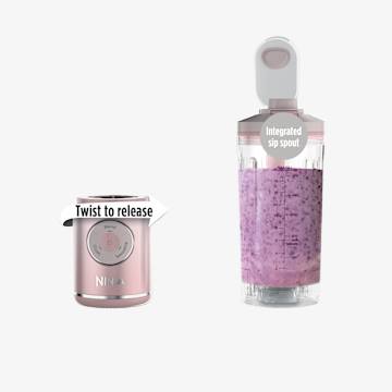 Ninja Blast&trade; Max Cordless Portable Blender Dusty Pink