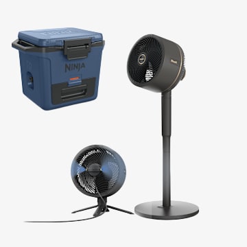 Ventilateur Shark FlexBreeze et glacière FrostVault™ 30 pt Ninja ensemble