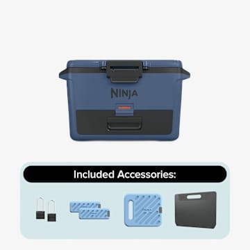 Ninja FrostVault&trade; 50qt Hard Cooler with Cold Dry Zone, Lakeshore Blue
