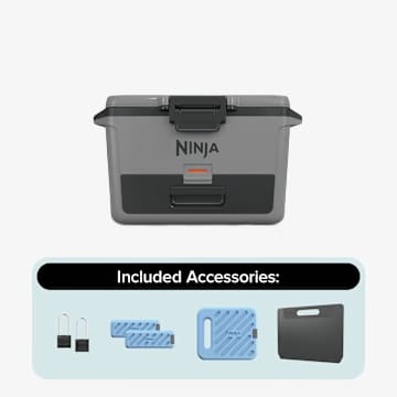 Ninja FrostVault&trade; 50qt Hard Cooler with Cold Dry Zone, Slate Gray