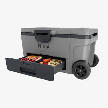 Ninja FrostVault&trade; 65qt Wheeled Cooler with Dry Zone (Slate Gray)