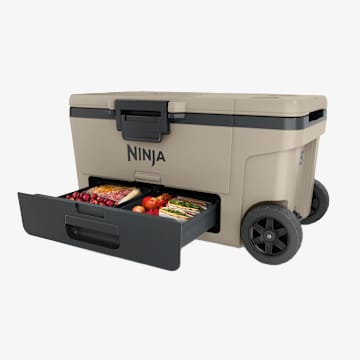Ninja FrostVault&trade; 65qt Wheeled Cooler with Dry Zone (Birch Beige)