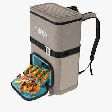 Ninja Outdoor FrostVault&trade; Go 24-Can Backpack Soft Cooler with Cold Dry Zone, Birch Beige