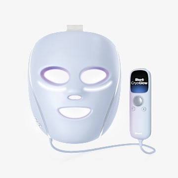 Shark&trade; CryoGlow&trade; Red Blue & Infrared iQLED Face Mask & Under Eye Cooling - (Blue Frost)