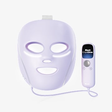Shark&trade; CryoGlow&trade; Red Blue & Infrared iQLED Face Mask & Under Eye Cooling - (Blue Frost)
