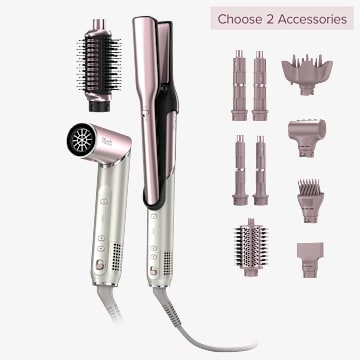 Build Your Own Shark Glam&trade; Ceramic & Powerful Air Styling & Drying System, Pink