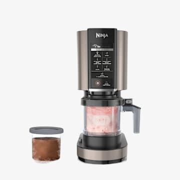 Ninja™ CREAMi™, NC301CRG, Or Rose, sorbetière à crème glacée, à gelato, à milkshake, à sorbet, à bol à smoothie et à crème glacée Lite, 7 programmes à touche unique.