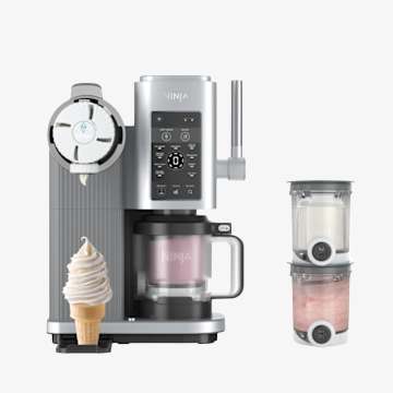 Ninja Swirl™ by CREAMi® Soft Serve & Ice Cream Machine and 2 Free Pints Bundle