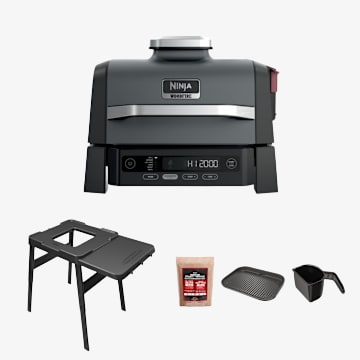 Gril et fumoir d’extérieur Ninja Woodfire® avec 6 fonctions en 1
