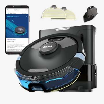 Aspirateur et vadrouille robot 2-en-1 Shark AI Ultra avec base à évacuation automatique, RV2610WACA