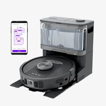 Aspirateur robot et vadrouille 2-en-1 Shark PowerDetect™ avec station NeverTouch™