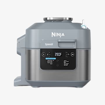 Autocuiseur rapide et friteuse à convection Ninja Speedi™, SF300C, capacité de 6 pintes, fonctionnalité 10 en 1, Meal Maker, gris sel de mer