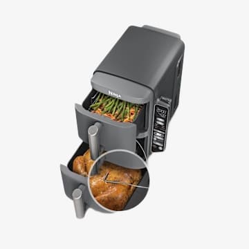 Ninja&reg; DoubleStack&trade; 2 Basket 10 QT Air Fryer With Smart Thermometer