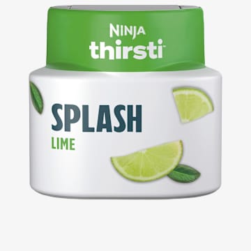 Gouttes d’eau aromatisée à la lime éclatante Ninja Thirsti™ SPLASH (non sucrées), WCFLME1C