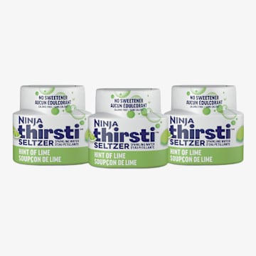 Gouttes d’eau aromatisée à la lime éclatante Ninja Thirsti™ SPLASH (non sucrées), paquet de 3, WCFLMEAMC.